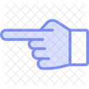 Pistola Dedo Mano Icono