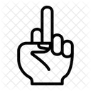 Dedo Do Meio Foda Se Toxico Icon