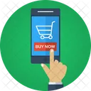 Dedo Movel Compras On Line Aplicativo Ícone