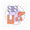 Deep burial and landfilling  Icon