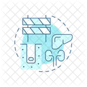 Deep burial and landfilling  Icon
