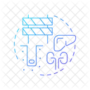 Deep burial and landfilling  Icon