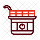 Deep Fryer Cooking Kitchen Icon