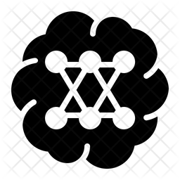 Deep learning Icon - Download in Glyph Style