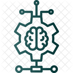 Deep Learning Icon - Download in Gradient Style