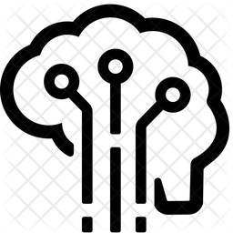 Deep Learning Icon - Download in Glyph Style