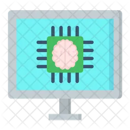 Deep Learning Icon - Download in Flat Style