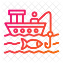Deep Sea Fishing Angling Sport Icon