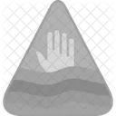 Deep water warning sign Icon