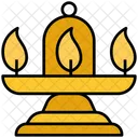 Deepam Oil Lamp Deepavali Icon