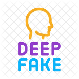 Deepfake Human Face  Icon