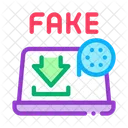 Downloading Fake Video Icon