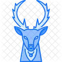 Deer Santa Bell Icon