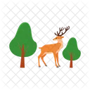 Animal Wildlife Deer Icon
