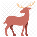 Flat Deer Icon