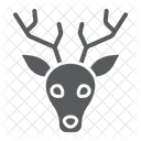 Deer Reindeer Face Icon