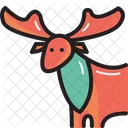 Camping Animal Deer Icon