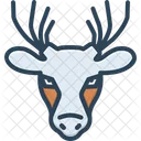 Deer Mammal Reindeer Icon