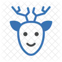 Reindeer Animal Face Icon