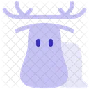 Christmas Deer Holiday Icon