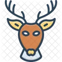 Deer Head Antelope Icon