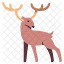 Deer Forest Nature Icon