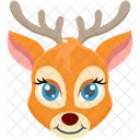 Deer Reindeer Hooefd Icon