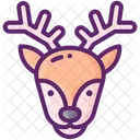 Deer Reindeer Wildlife Icon