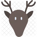 Deer Deer Horns Xmas Icon