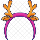 Deer Antler Headband Winter Icon