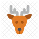 Deer Face Deer Animal Icon
