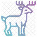 Deer Moose Animal Icon