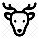 Deer Reindeer Animal Icon