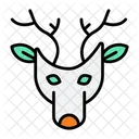 Deer in snow  Icon