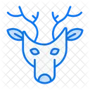 Deer in snow  Icon