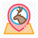 Deer Location Hunting Icon