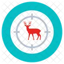 Animal Hunting Deer Target Focus Icône