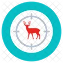 Animal Hunting Deer Target Focus Icon