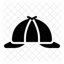 Deerstalker Hat Detective Headwear Icon