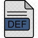 Def File Format Icon