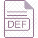 Def File Format Icon