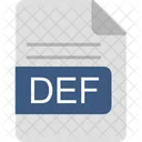 Def File Format Icon