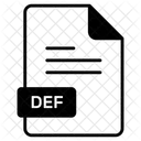 Def File Format Icon