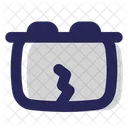 Akku Kaputt Kaputt Batterie Symbol