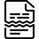 Defekte Datei  Symbol
