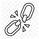 Defekter Link Symbol