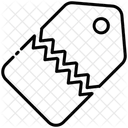 Defektes Etikett  Symbol