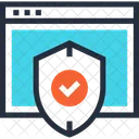 Defense Online Protection Icon