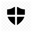 Defenseur Badge Securite Icône