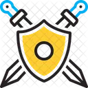 Defensivo Cauteloso Arma Icono